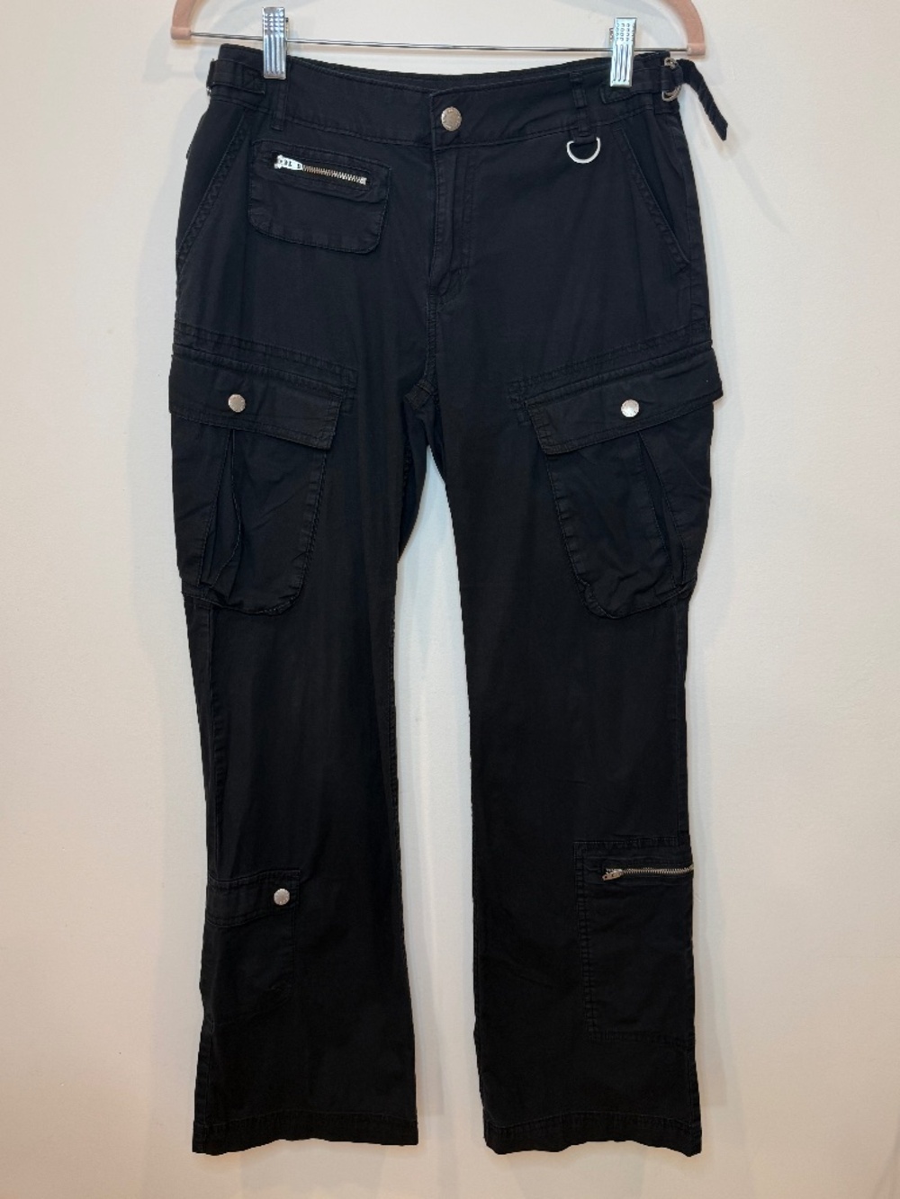 Urban Outfitters BDG Eliana Bootcut Cargo Pants Black